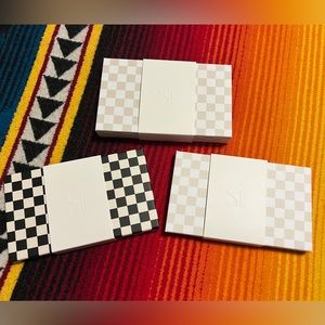 Seint palette size 4 Noir Damier black and white checkered NWT